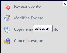 Modifica Evento