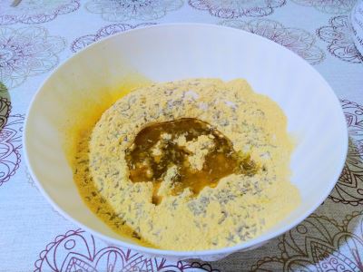 olio e farina di mais