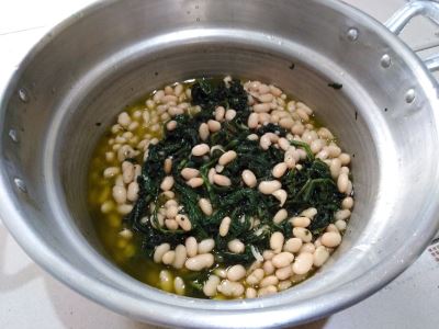 conza verdure e farina