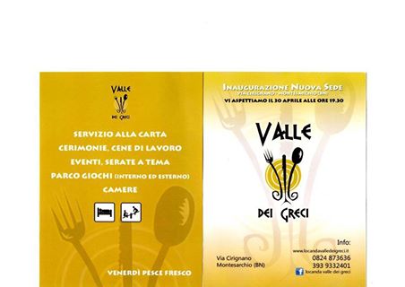 Inagurazione Nuova Sede Locanda Dei Greci
