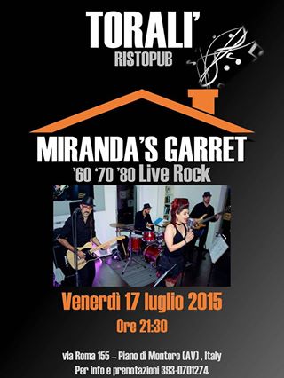 Miranda's Garret live @ TORALI'