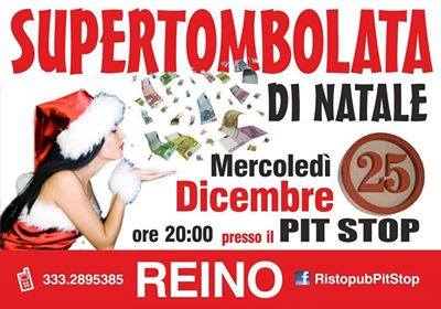 Supertombolata Di Natala Presso Pit Stop