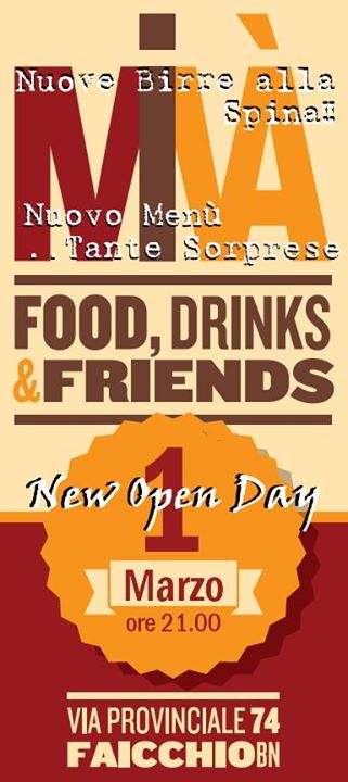 *******NEW OPEN DAY!!!*******