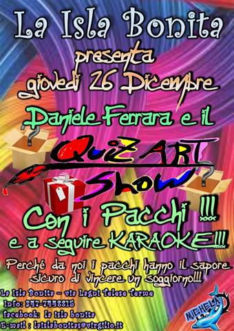 Quiz art con i pakki y karaoke!!!e la vacanza &egrave; assicurataaaaaaaa!!!