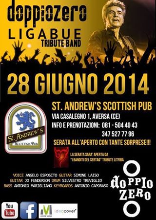 Doppiozero Ligabue Tribute Band Presso St Andrew's