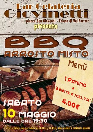 BBQ Arrosto Misto Presso Bar Gelateria Giovinetti