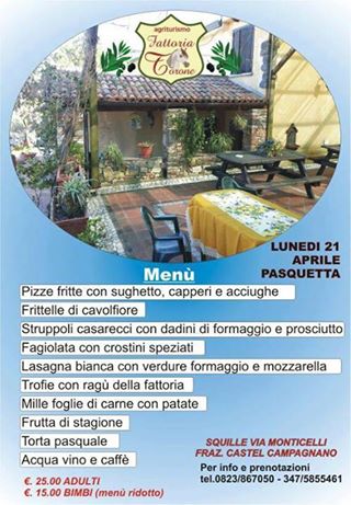 Pasquetta Presso Agriturismo Fattoria Torone