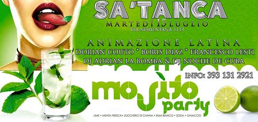 Flow latino eventi presenta martedi 15 luglio..........il mojito party salsero!