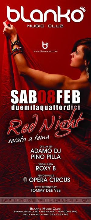 Red Night Presso Blank