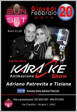 Karaoke Show Presso Sunset