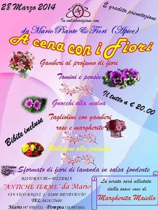 A Cena Con I Fiori Presso Antiche Terme