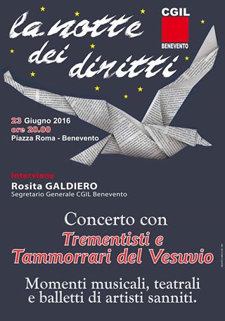 La notte dei diritti - organizzata dalla CGIL BN