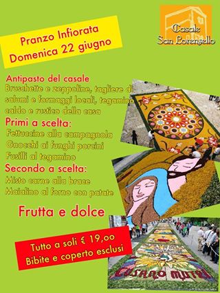 Pranzo Dell'Infiorata Presso Casale San Lorenzello