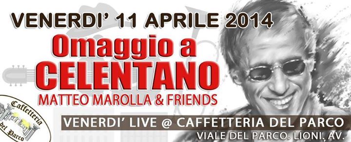 Omaggio A Celentano Presso Caffetteria Del Parco